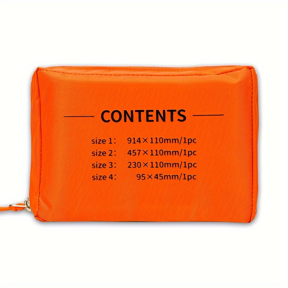rescue first aid splint orange gray 4pcs size 36 x 4 3
