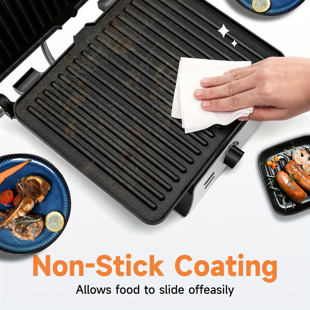 3 in 1 electric indoor grill   non stick cooking