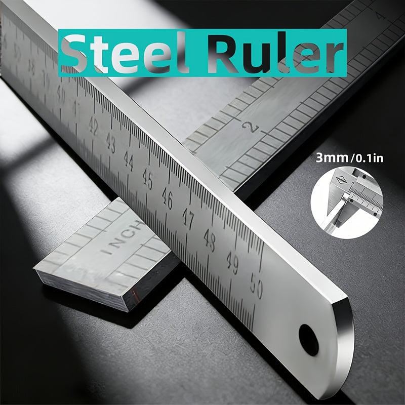 3mm thickened 50cm 20in stainless steel ruler suitable