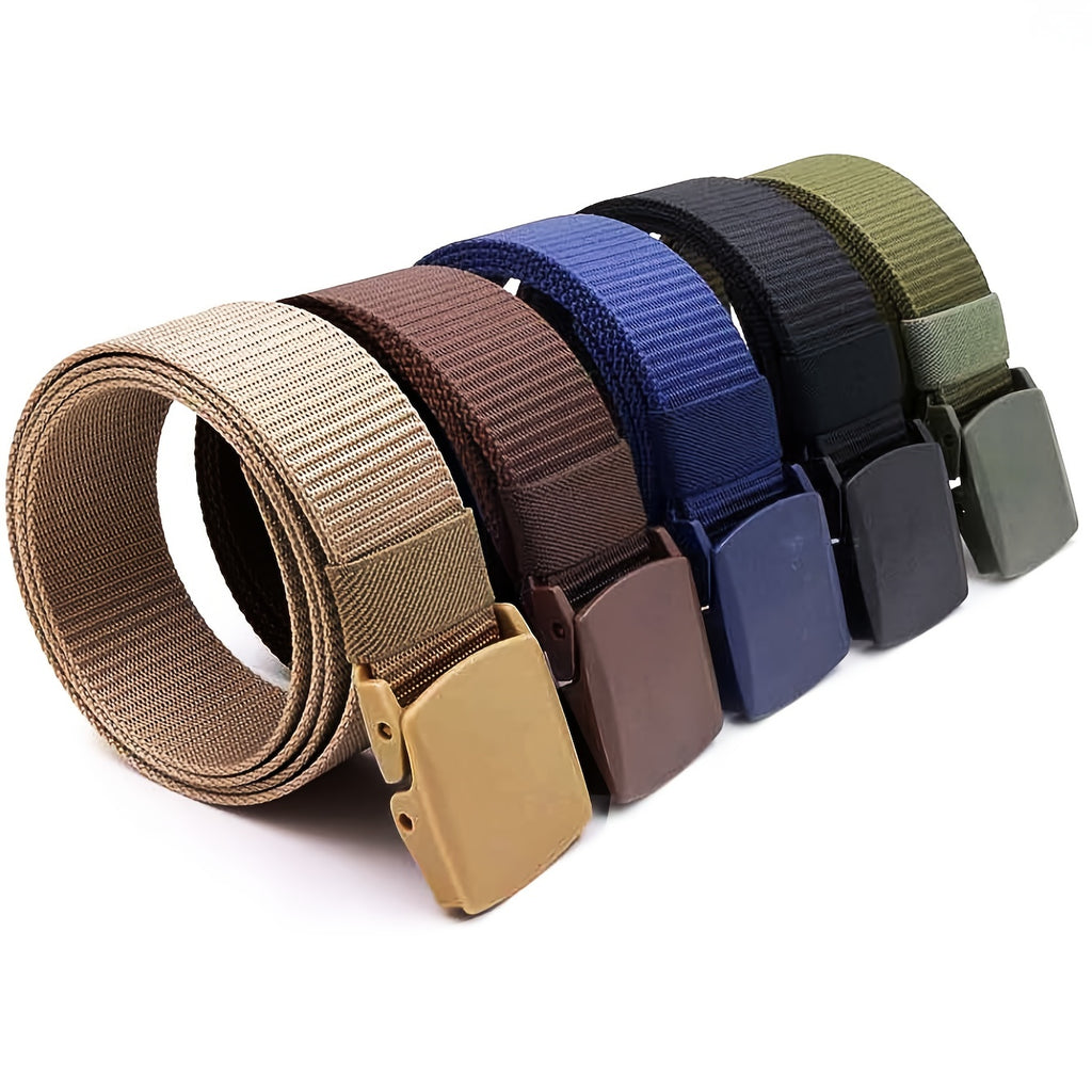 mens casual imitation nylon outdoor anti   belt