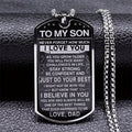 son love pendant necklace 304 304 304 304 stainless steel