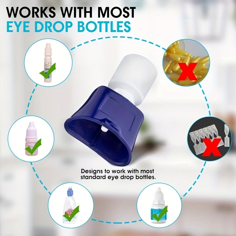 eye dropper adapter reusable dispenser ergonomic grip fits