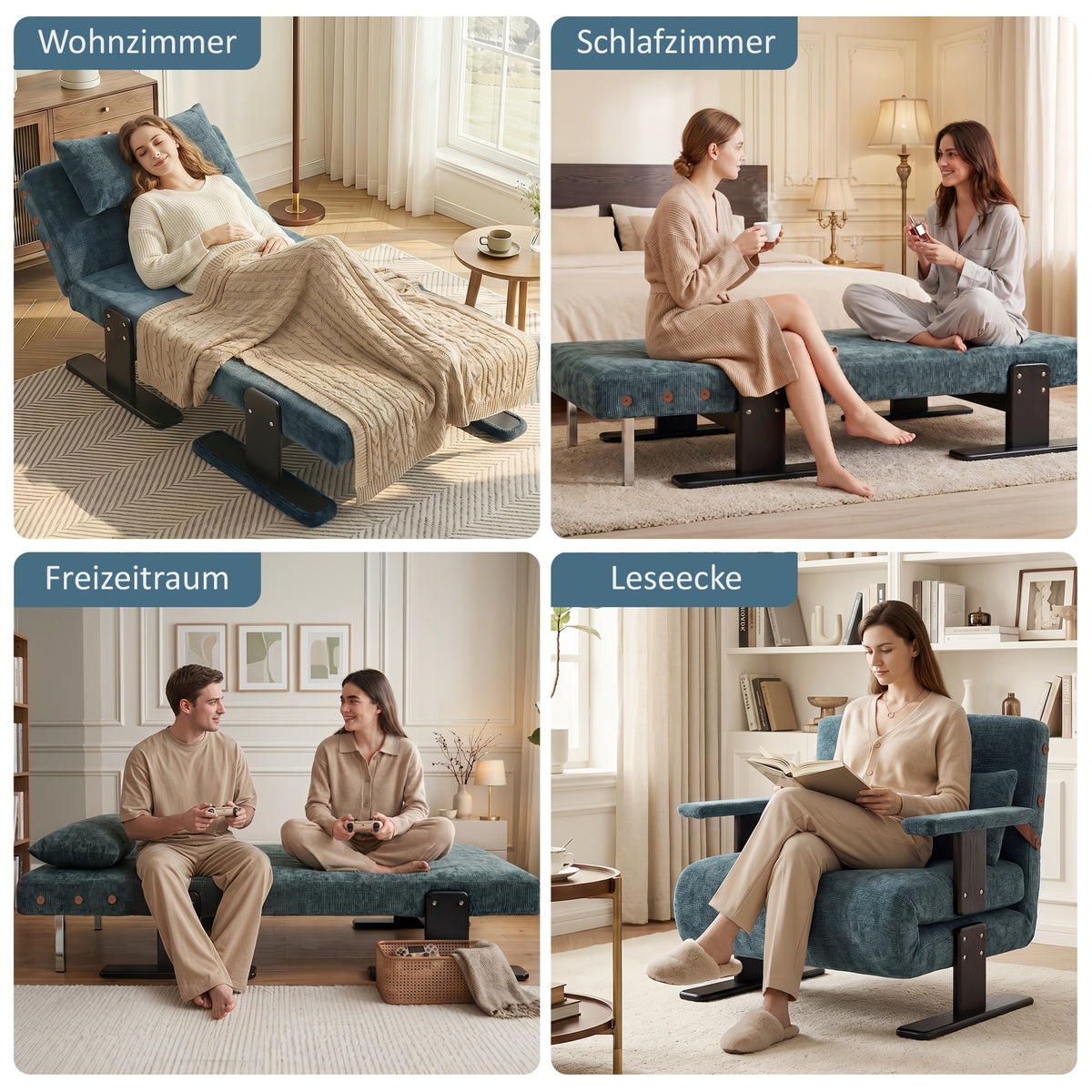 3 in 1 convertible sleeper chair bed   folding single