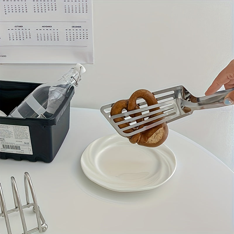 1pc multifunctional stainless steel serving tongs buffet