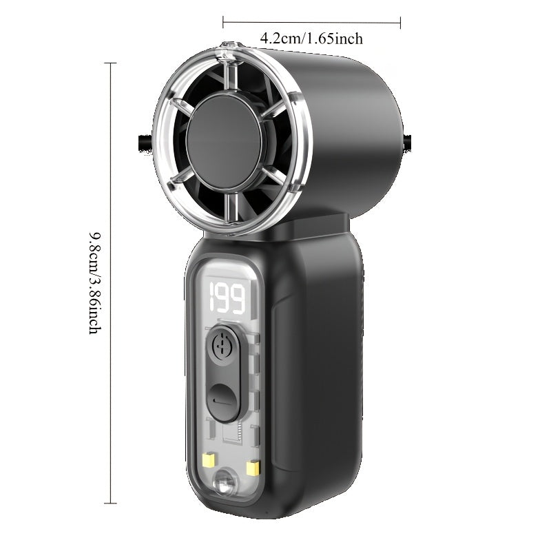 portable handheld mini fan usb rechargeable 199 level