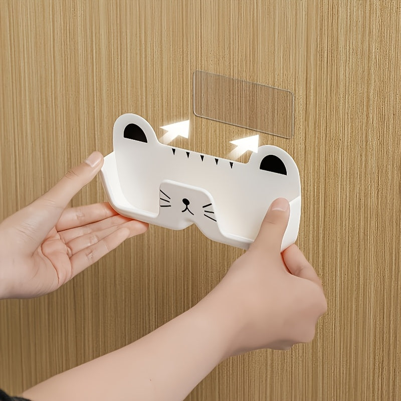 wall mounted glasses storage box suitable bedside bathroom