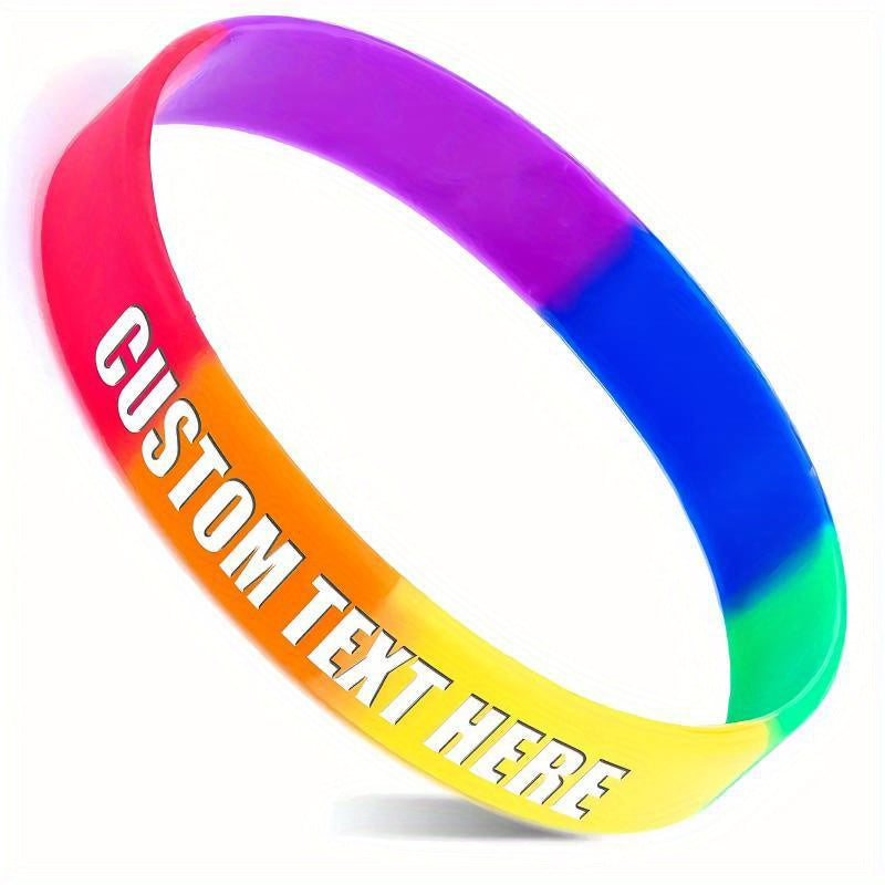 gift 77pcs custom silicone bracelets   supplies
