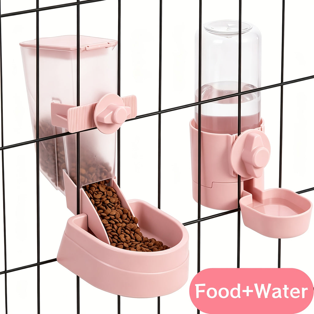 rabbit feeder water dispenser durable plastic