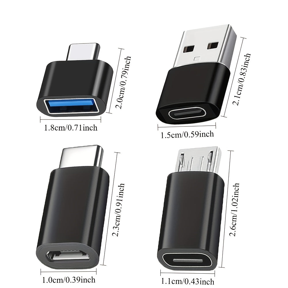 8 pack black usb usb c adapter usb type c female usb