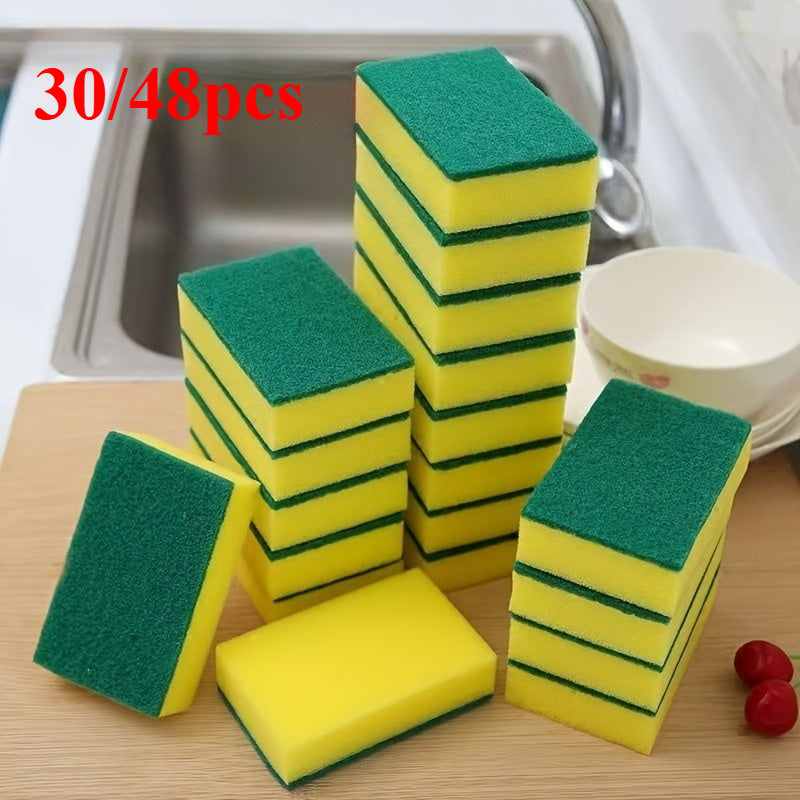48pcs multi functional square kitchen sponges high