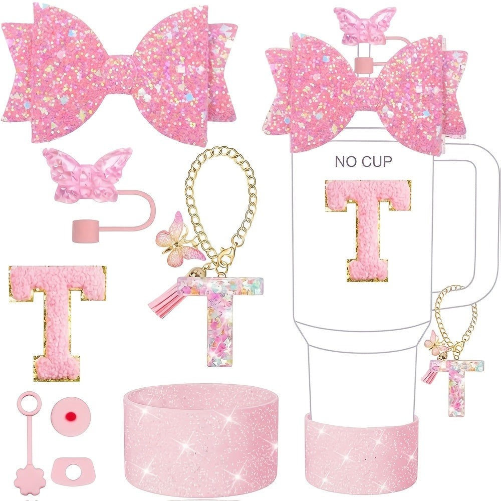 8pcs additions set 30oz 40oz tumbler cup including straw top