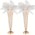 2pcs 10pcs crystal trumpet floral   wedding