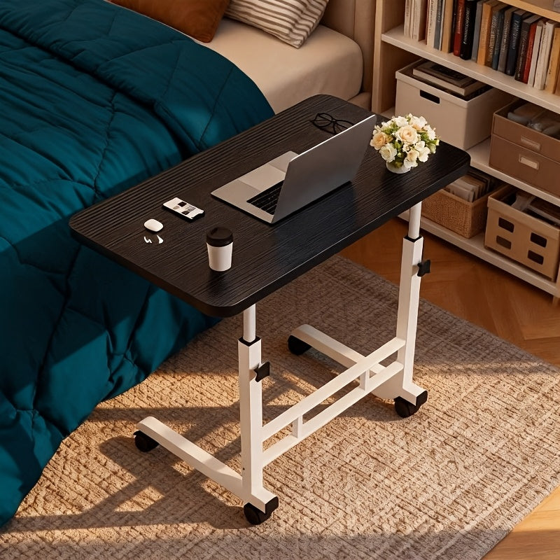movable height adjustable bedside computer desk adjustable