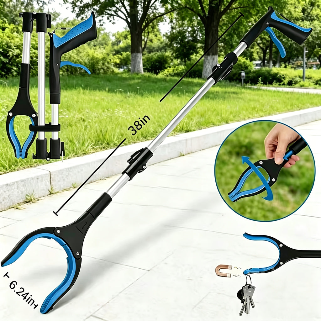 2 pack foldable magnetic retrieval tools extended grasping