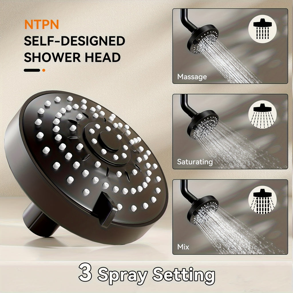 dual shower head system couples high pressure shower heads 3