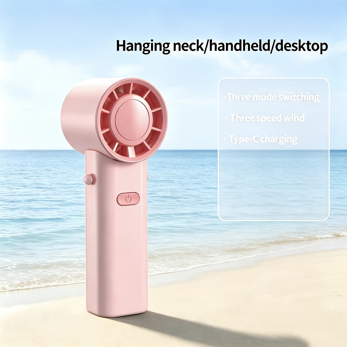 mini usb rechargeable handheld fan suitable outdoor use