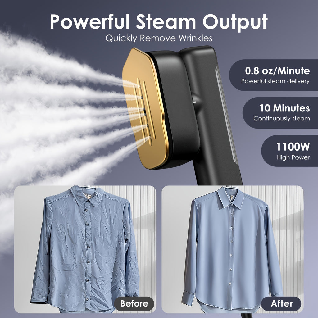 1100w high power handheld garment steamer portable steam