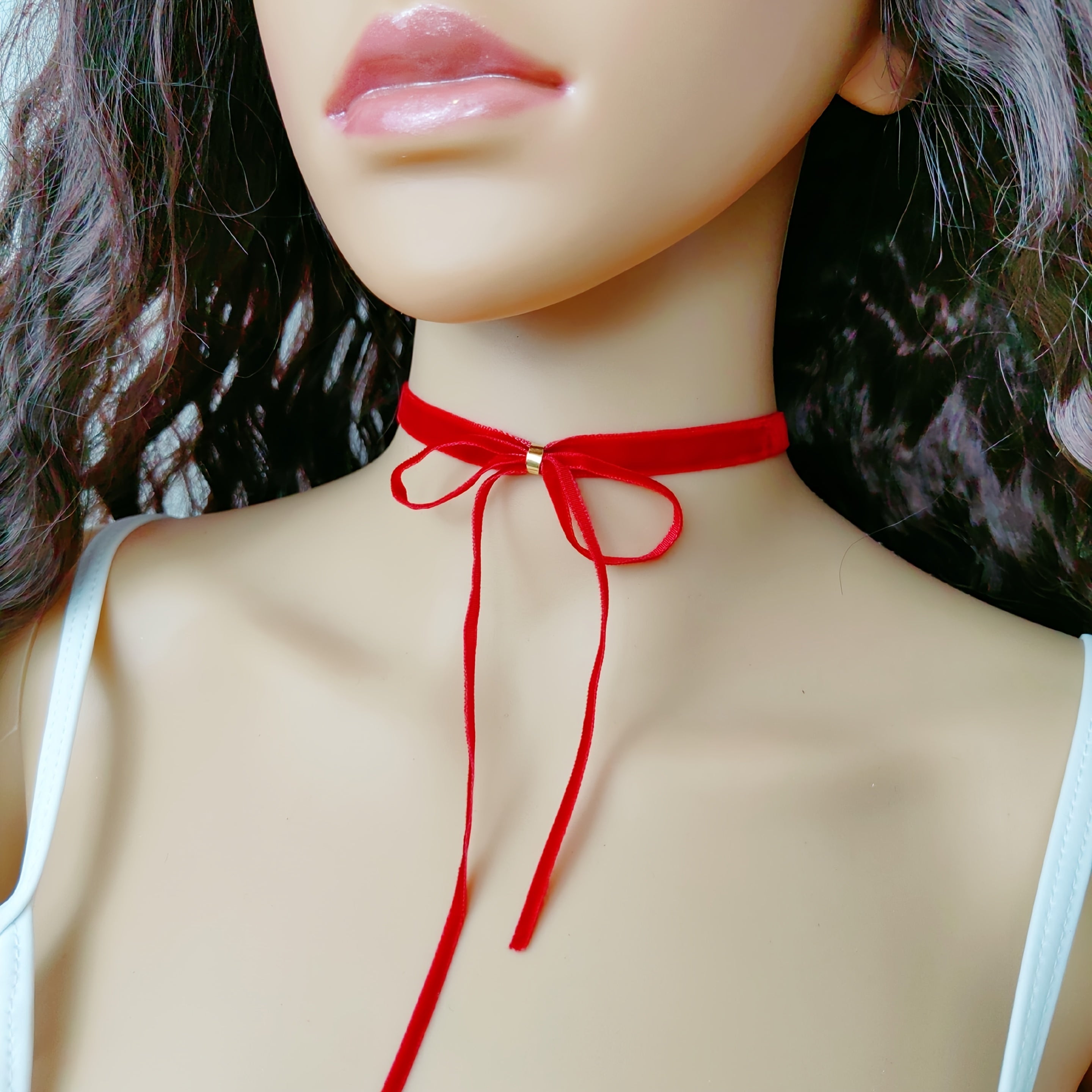 romantic   large rose flower necklaces a wide