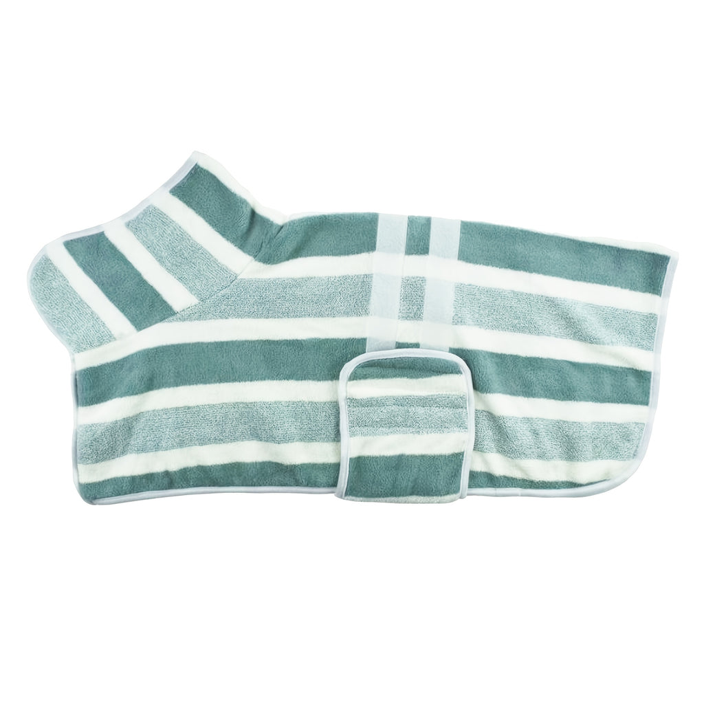 quick dry dog bath robe towel wrap suitable small medium
