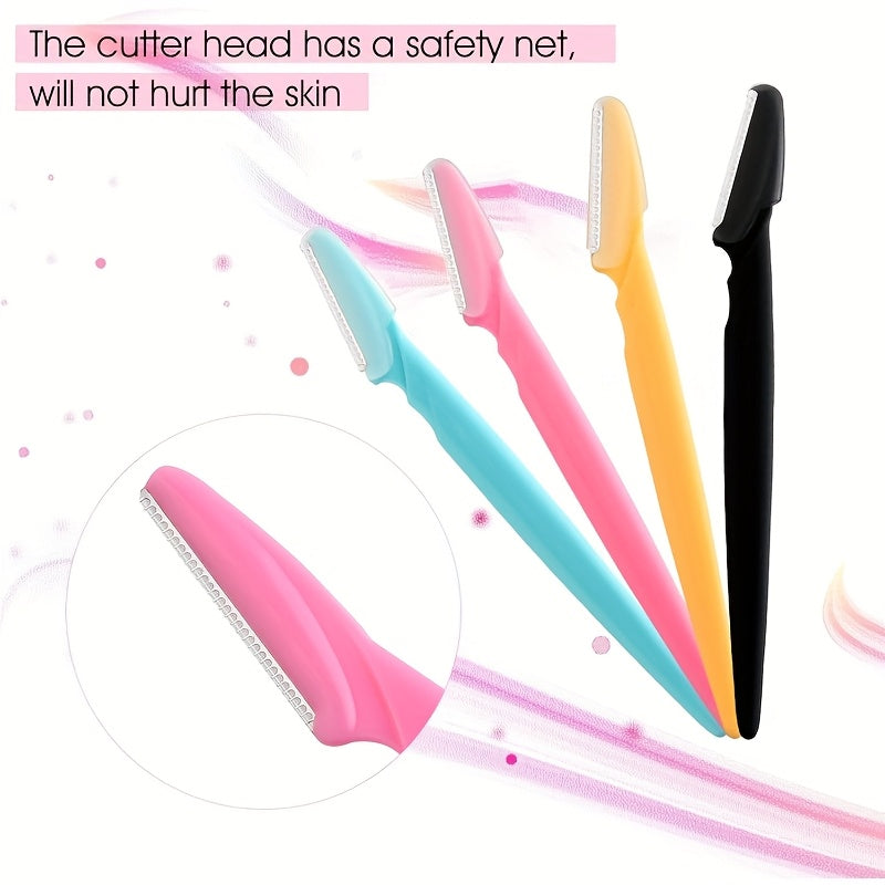 30pcs facial razors random colors premium stainless steel
