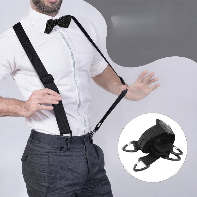 2pcs   invisible suspenders men women 1 5 inch elastic