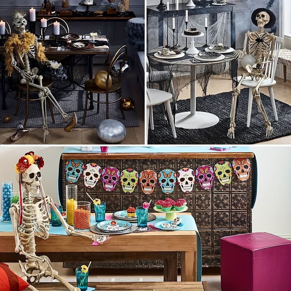 5 4ft posable   human   skeletons plastic human