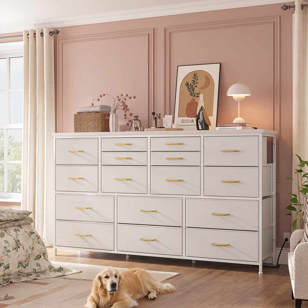 fabric drawer storage cabinet 16 drawers long black wood