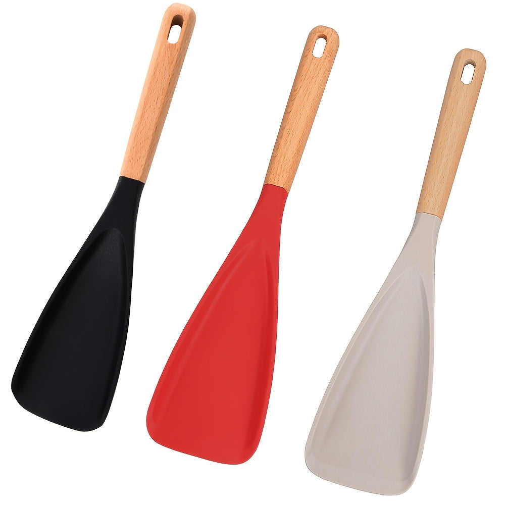 3 pack multifunction silicone cooking spoon spatula nonstick