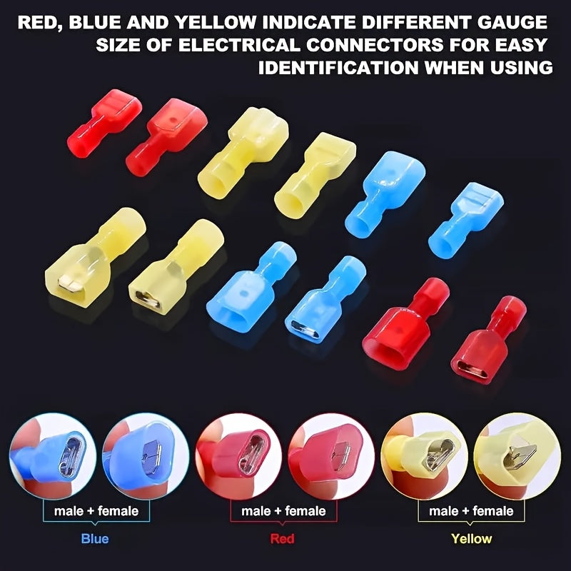 40 120pcs nylon fully insulated electrical terminal