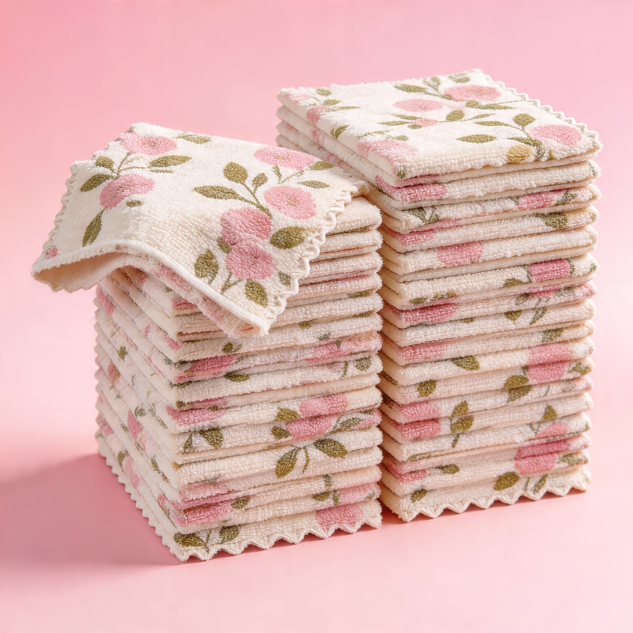 20pcs coral fleece cleaning towels super absorbent quick