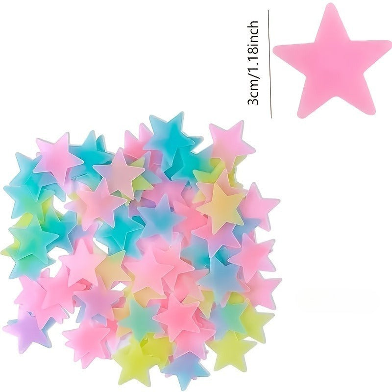 310  in dark wall stickers mixed colors 1 18inch