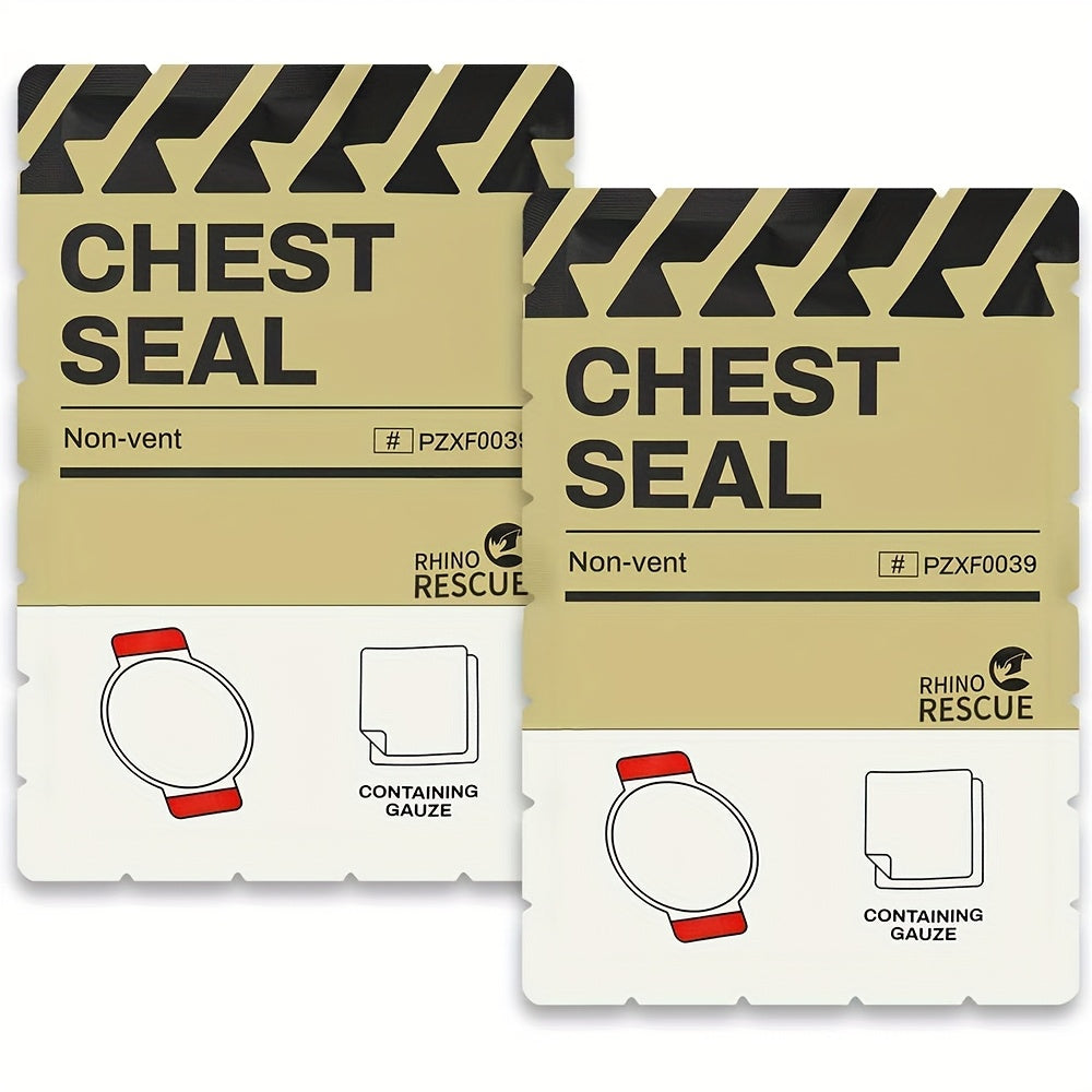 rescue emergency trauma dressing non vented chest seal