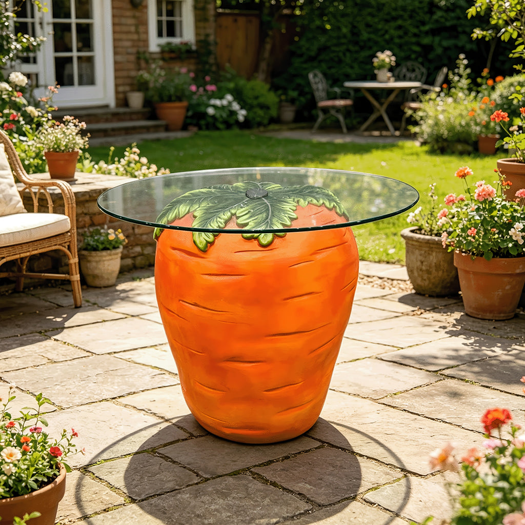 1pc   vegetable fruit side table resin carrot