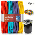 set 30 oversized durable rubber bands ideal organizing