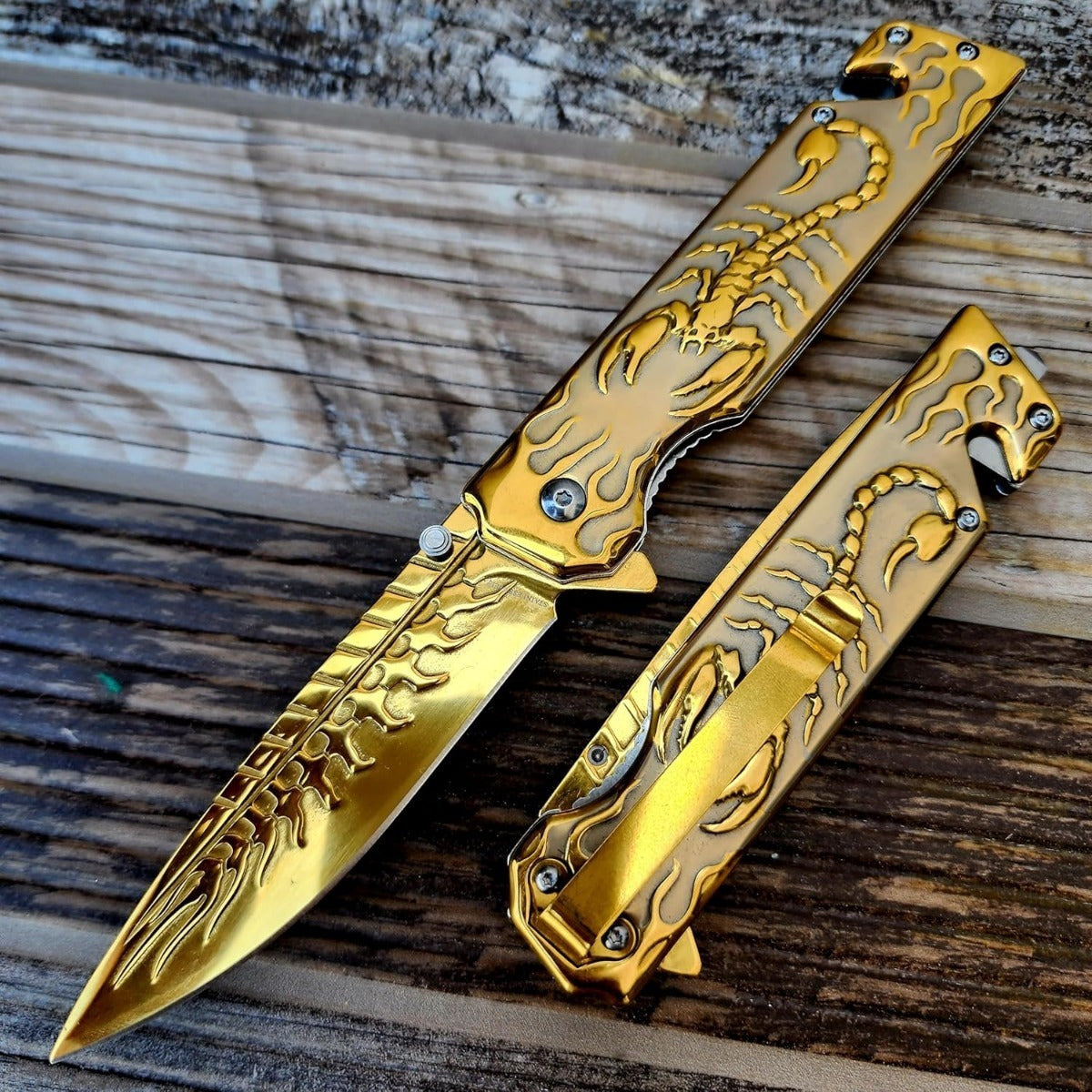 pattern folding knife outdoor camping pocket knife