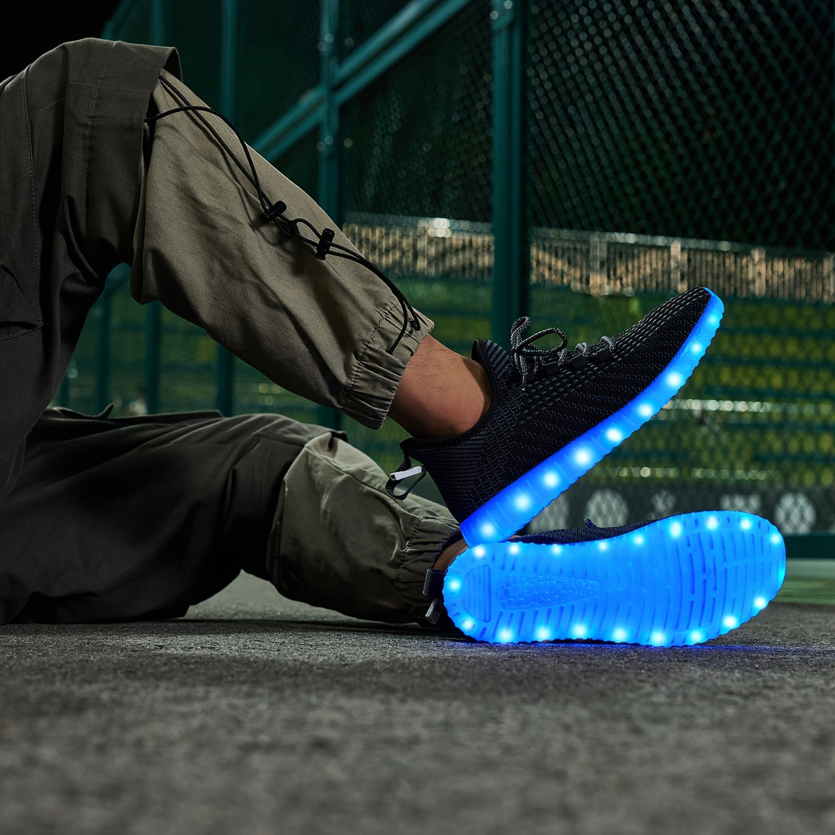 women men light shoes usb charging led shoes   halloween