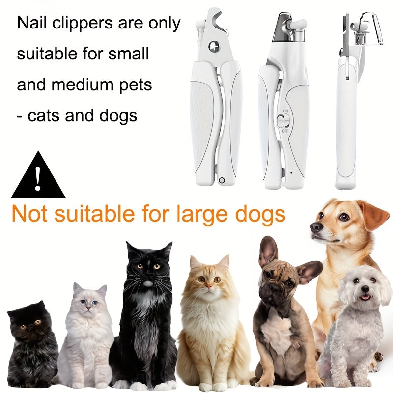 led pet nail clippers cat nail clippers dog nail clippers