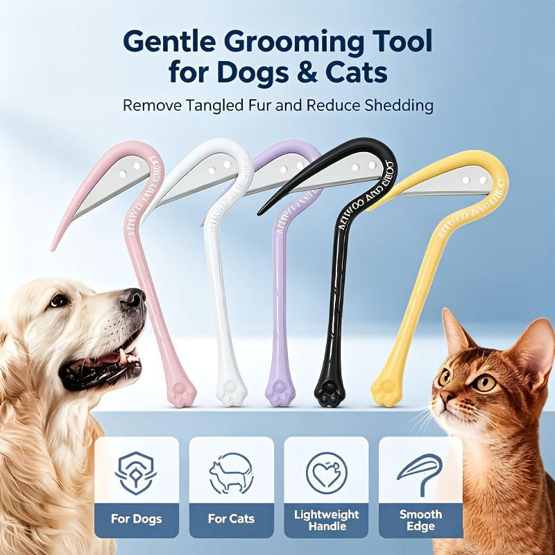 3 4 5 7pcs random color pet detangling comb   grooming