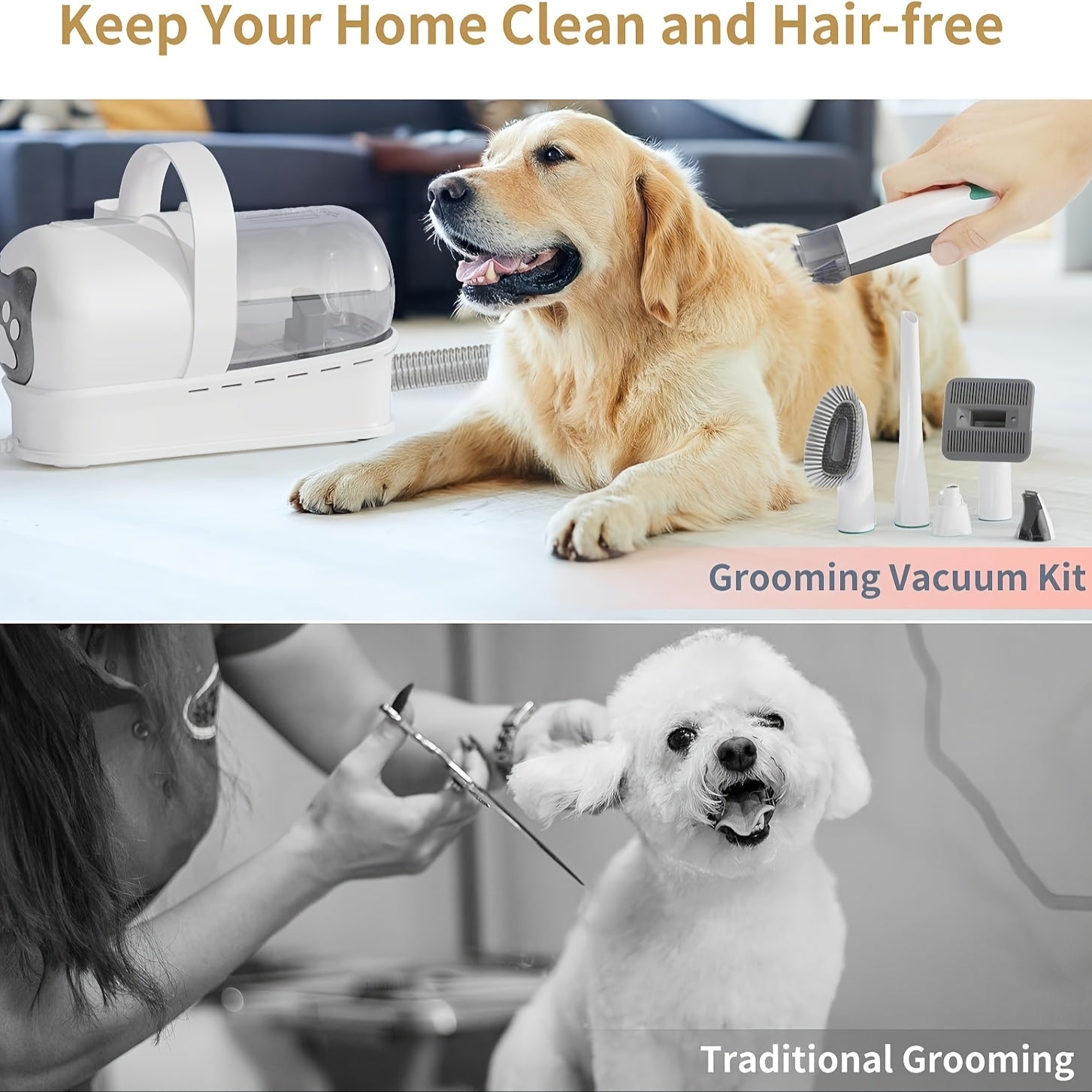 dog grooming kit pet grooming vacuum pet clipper nail