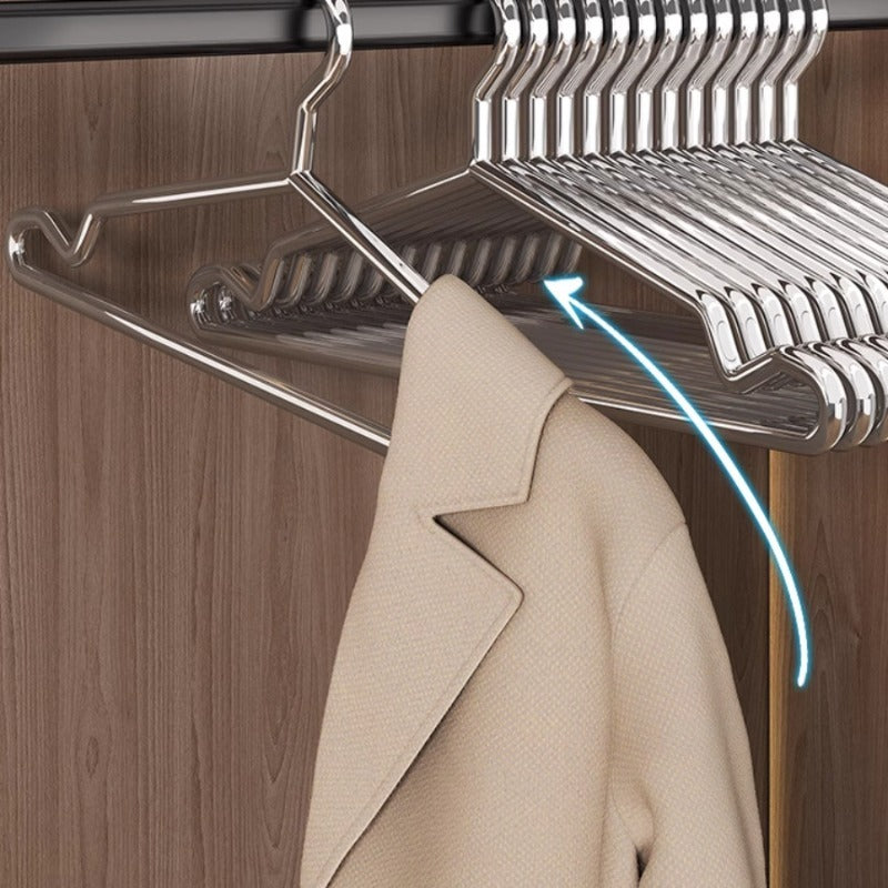 20 reinforced metal hangers non slip   shoulders