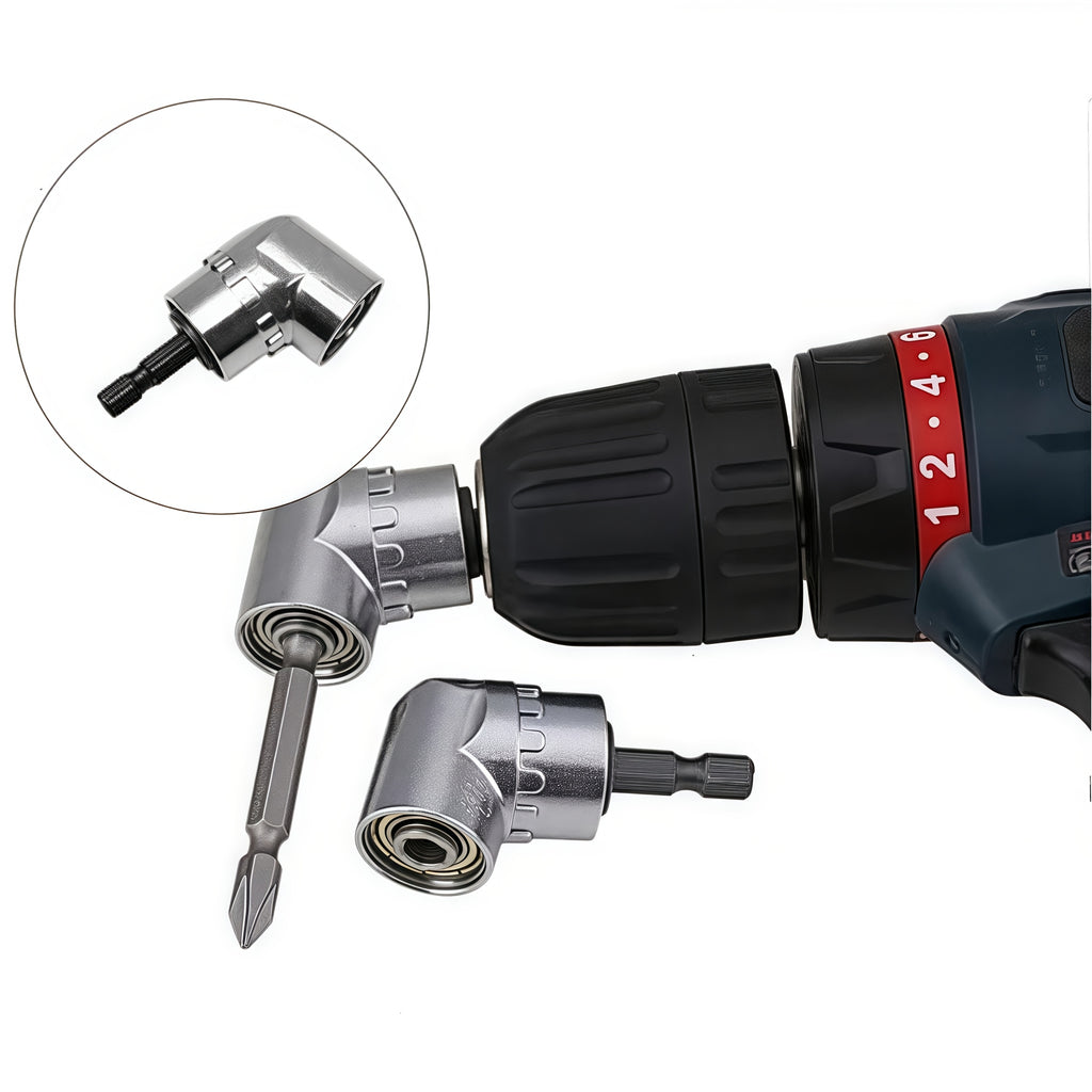 right angle drill bit quick change screwdriver adapter