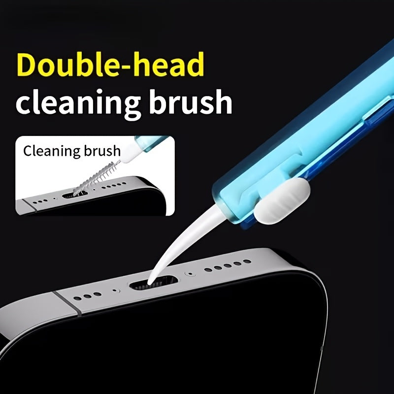 2pcs retractable phone earphone cleaning kit portable multi