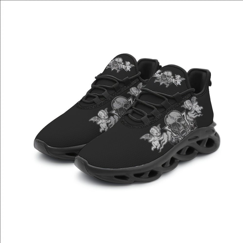powjidy mens plus size custom sneakers name logo pet photo