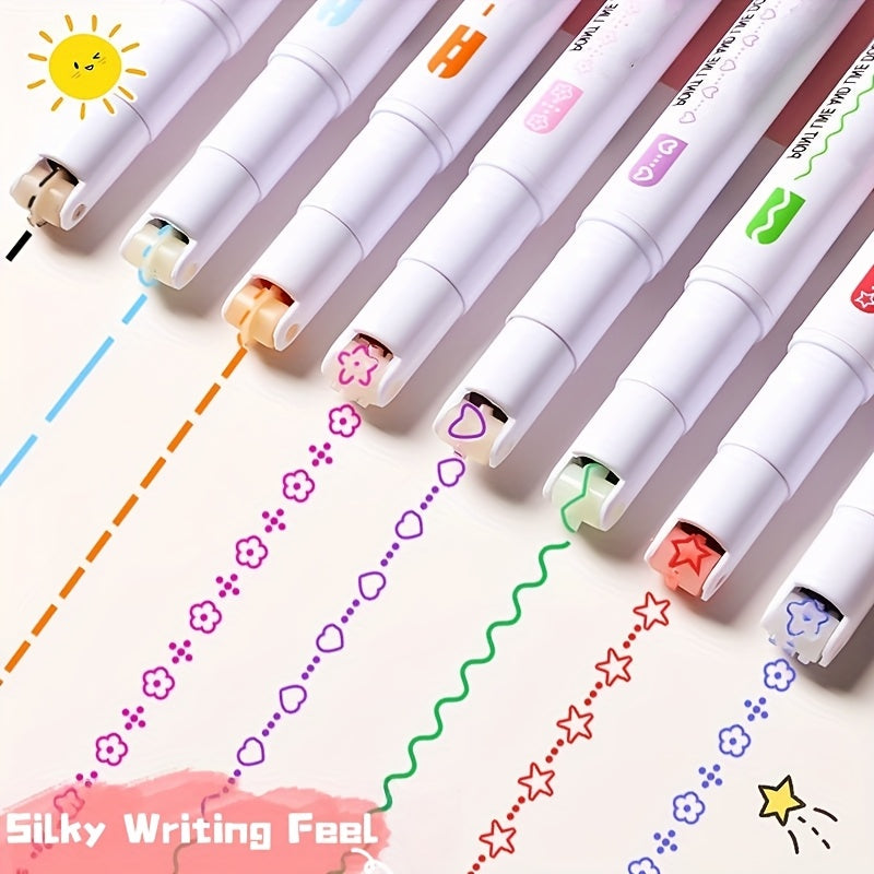 floral outline pen curve pen handcraft curve shaped floral