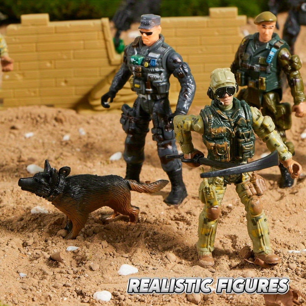16pcs   men playset 12 realistic     men action