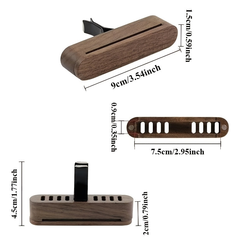 10pcs sponge strips 1pc air outlet solid wood magnetic flip