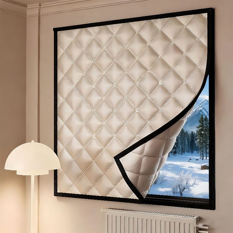 blackout thermal insulated curtain suitable no drill tape