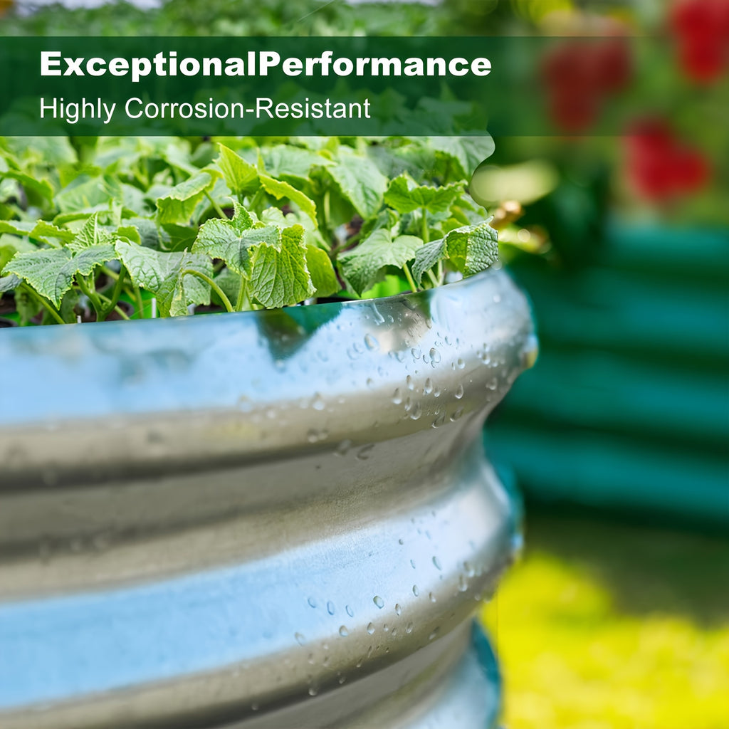 bcnvdus 2 packs galvanized raised garden bed covers