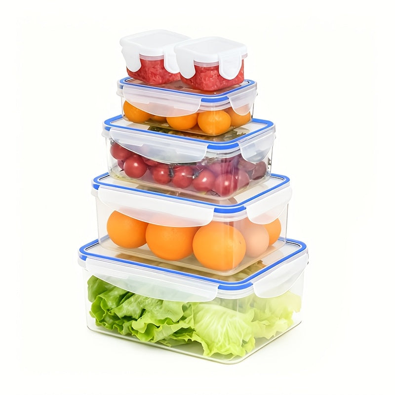 12pcs 6pcs lids 6pcs containers refrigerator food storage