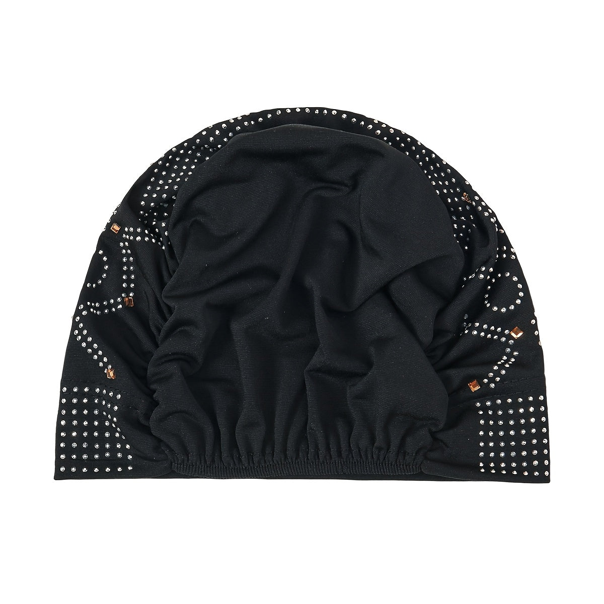 womens fashionable encrusted headscarf hat   hat